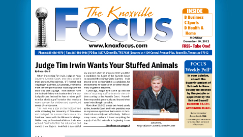 Knoxville Focus for December 10, 2012