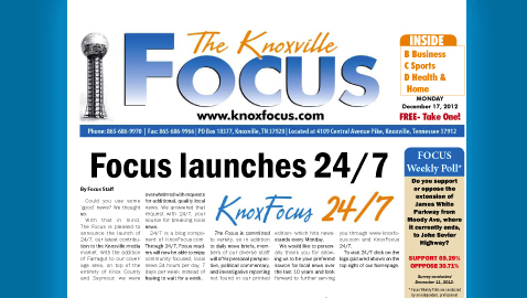 View Knoxville Focus for Monday, December 17