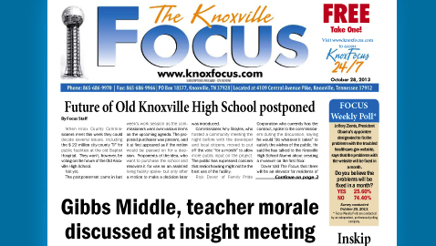 Knoxville Focus for Monday, October 28, 2013
