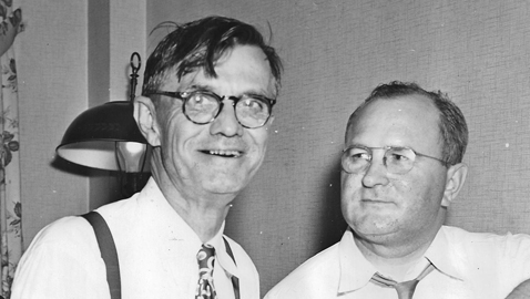 From the author’s personal collection. Governor-elect Eugene Talmadge (left) and his campaign manager, Roy Harris in 1946.