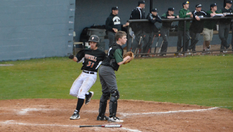 Photo by Dan Andrews. Powell first baseman Peyton Alford scores a run in the Panthers’ 7-3 victory over Greeneville Wednesday night at Danny T. Maples Field. The win improved Powell to 2-3 on the season. 