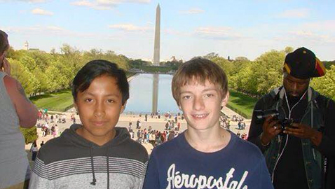 Rio Bartram and James DeFreese spend an educational week in Washington, D.C.