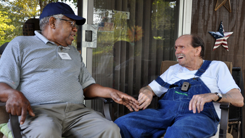 Senior Companion volunteers provide meaningful support to elderly homebound.
