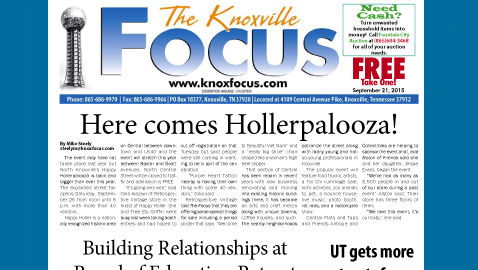 The Knoxville Focus for September 21, 2015