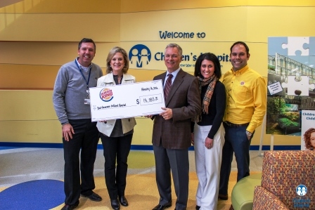 Burger King donates more than $18,000 to Children’s Hospital