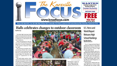 The Knoxville Focus for April 25, 2016