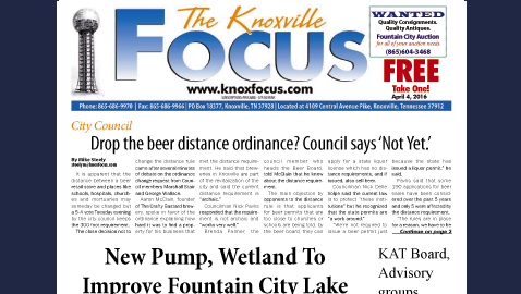 The Knoxville Focus for April 4, 2016
