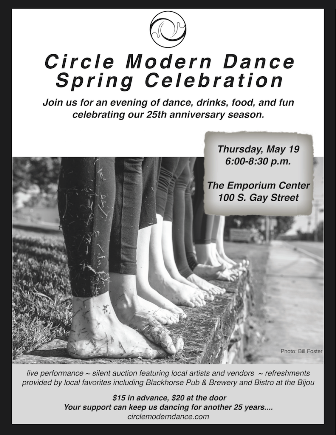 Circle Modern Dance makes final preparations for 25th Anniversary Celebration