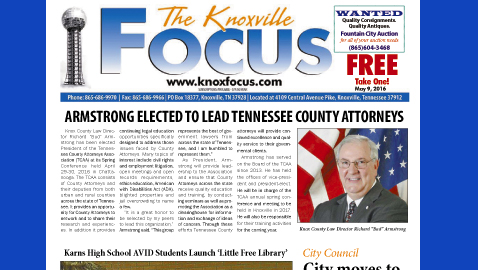 The Knoxville Focus for May 9, 2016