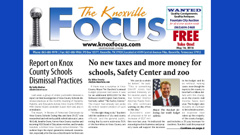 The Knoxville Focus for May 16, 2016