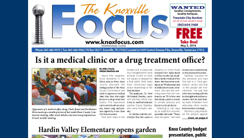The Knoxville Focus for May 2, 2016