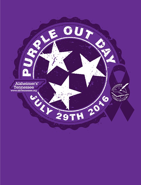 Second Annual Statewide “Purple Out Day” to support Alzheimer’s Tennessee is Friday