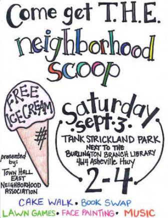 Town Hall East Ice Cream Social this Saturday
