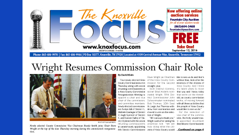 The Knoxville Focus for September 12, 2016
