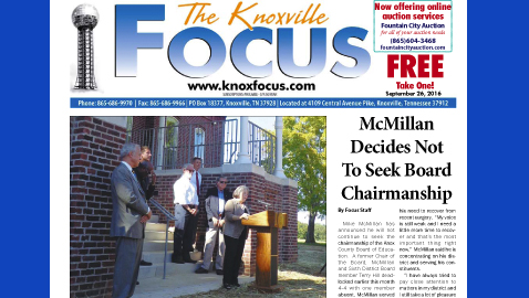 The Knoxville Focus for September 26, 2016