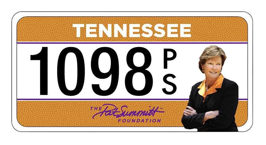 Pat Summitt Foundation Launches Specialty License Plate