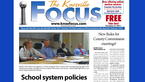 The Knoxville Focus for November 21, 2016