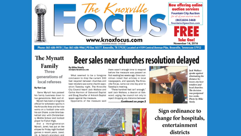 The Knoxville Focus for November 14, 2016