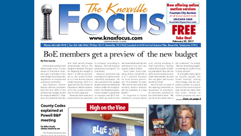 The Knoxville Focus for February 20, 2017