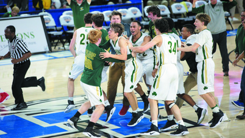 Catholic gives Murphy Center a pinch of green in its chase for gold