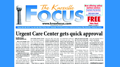 The Knoxville Focus for March 13, 2017