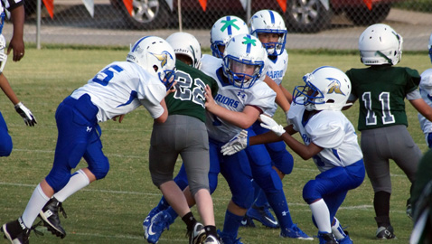 Team numbers up in local youth football this season