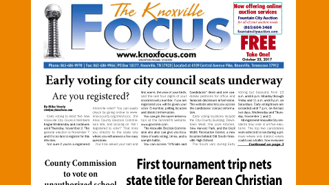 The Knoxville Focus for October 23, 2017