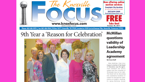 The Knoxville Focus for October 30, 2017