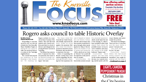The Knoxville Focus for November 20, 2017