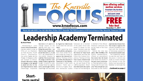 The Knoxville Focus for December 11, 2017