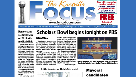 The Knoxville Focus for January 8, 2018