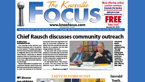 The Knoxville Focus for January 29, 2018