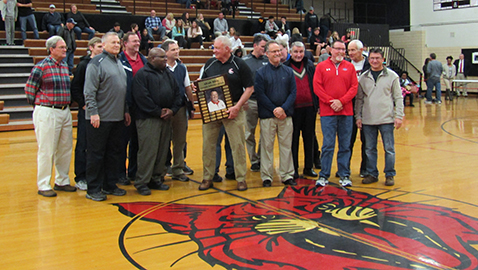 Alvah Bible, longtime FCA sponsor, honored by CHS