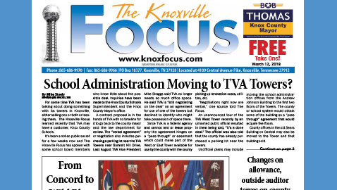 The Knoxville Focus for March 12, 2018