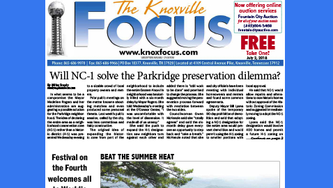 The Knoxville Focus for July 2, 2018