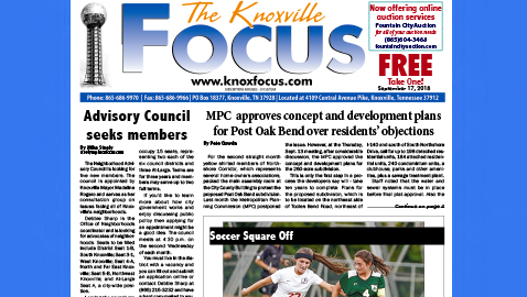 The Knoxville Focus for September 17, 2018