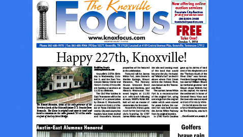 The Knoxville Focus for October 1, 2018