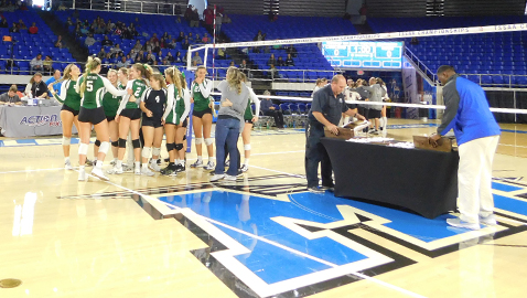 Lady Spartans make history with sixth straight volleyball title