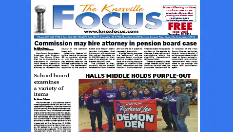 The Knoxville Focus for November 12, 2018