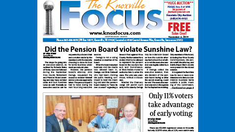 The Knoxville Focus for November 4, 2019
