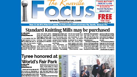 The Knoxville Focus for December 2, 2019