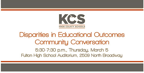 Knox County Schools Disparities in Educational Outcomes—Community Conversation
