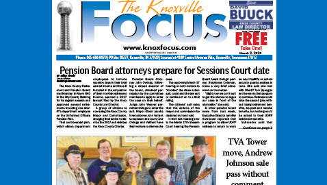 The Knoxville Focus for March 2, 2020