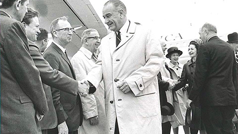 President Lyndon Johnson Comes to Knoxville