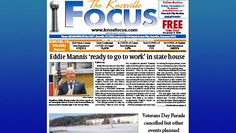 The Knoxville Focus for November 9, 2020