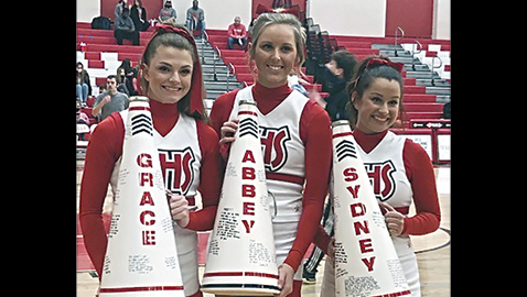 Halls cheerleaders are ‘thankful’ to get to finish the season