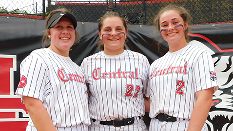 Central softball honors Hurd in a special way
