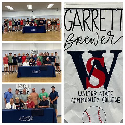 Garrett Brewer signs with Walters State