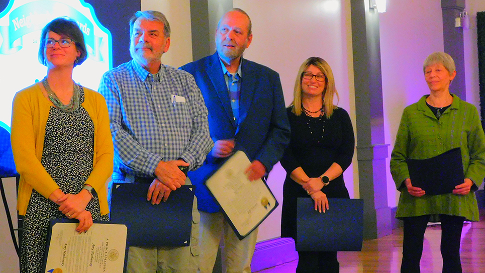 Winners honored in festive Neighborhood Awards Dinner