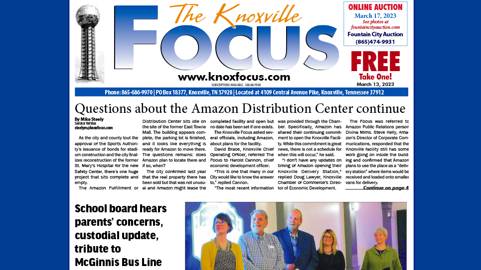 The Knoxville Focus for March 13, 2023